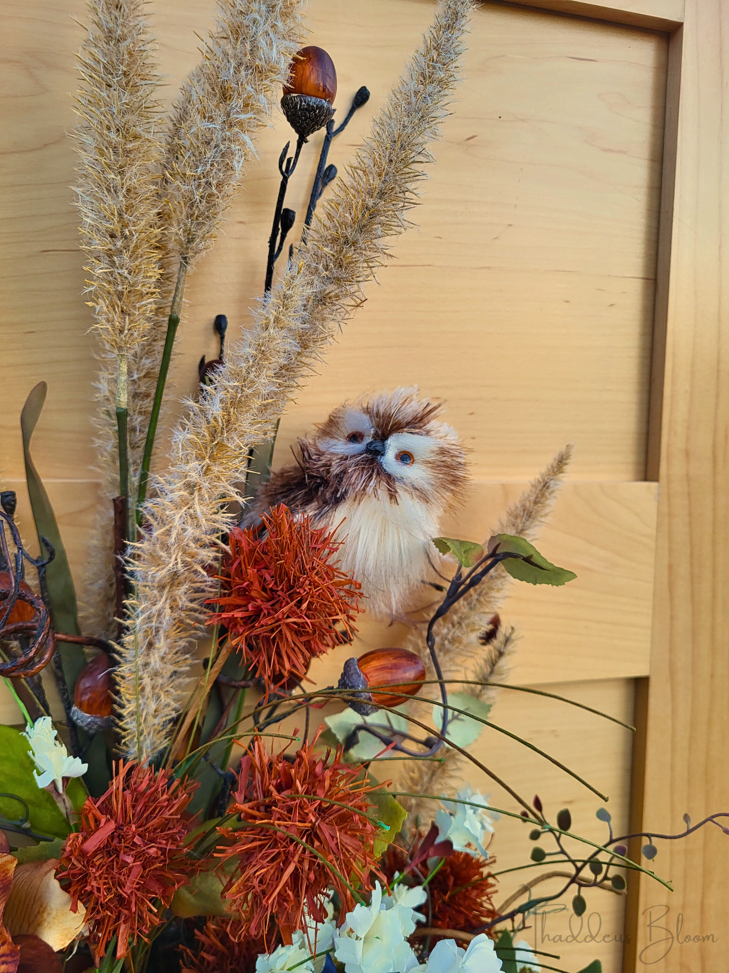 'Pumpkins & Popcorn' Rustic Hanging Bouquet