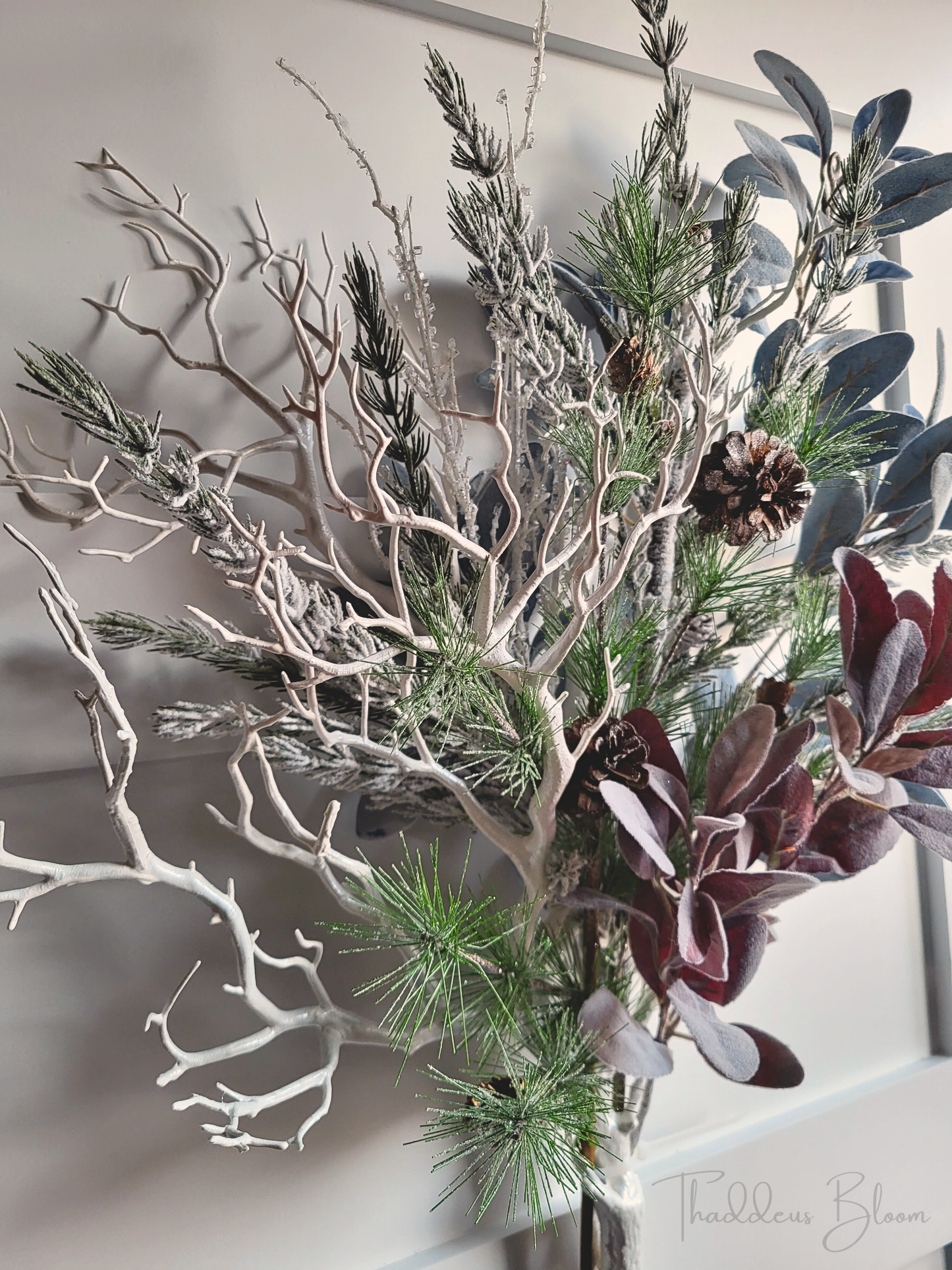 'Velvet Snow' Minimalistic Door & Wall Art