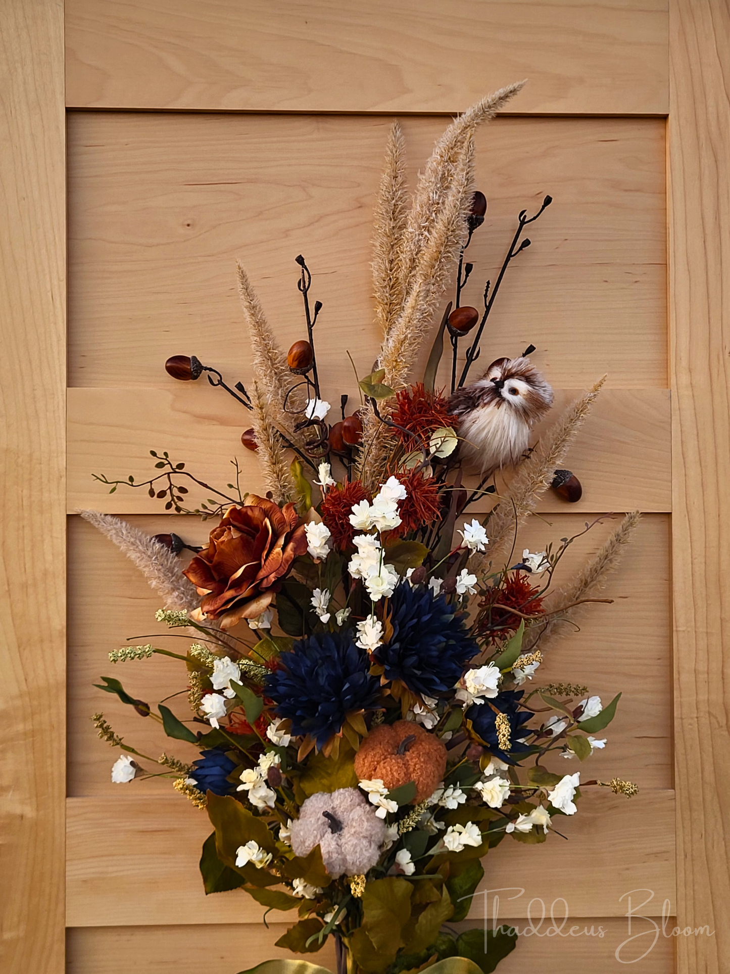 'Pumpkins & Popcorn' Rustic Hanging Bouquet